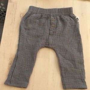 Gray Muslin Pants